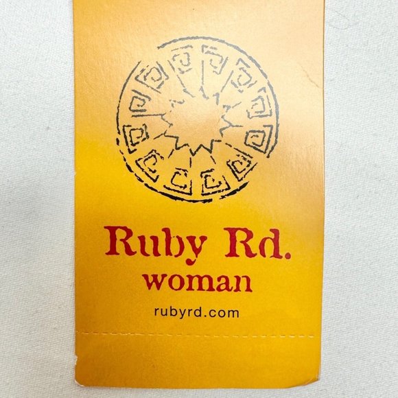 Ruby Road Sweater Women's OSFA White Light Blue Gray Knit LS Crew Neck Soft NWT - Picture 9 of 10